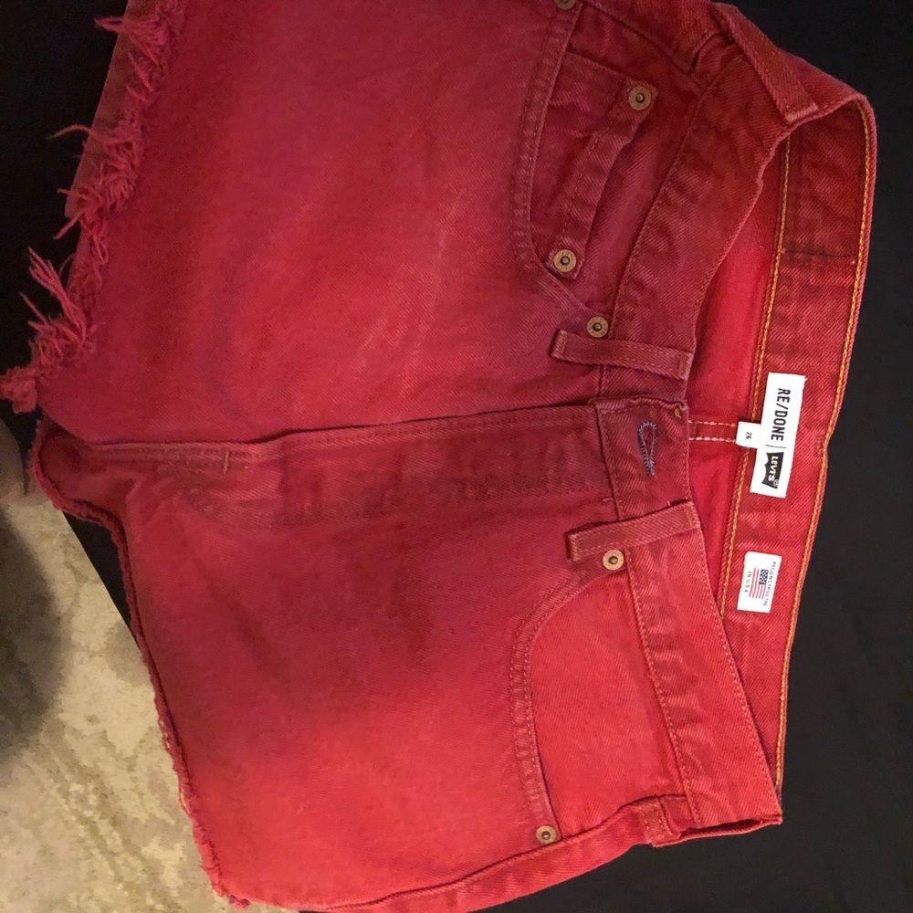 🇺🇸 Redone Levi’s 26 red - Picture 2 of 3